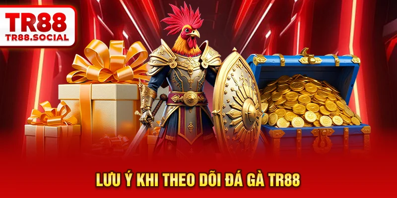 Lưu ý khi theo dõi đá gà TR88